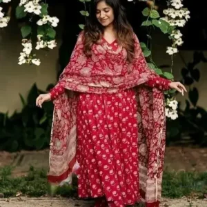 DUPATTA SET NEW RAYON DESIGNER KURTI FOR GIRLS AND WOMEN