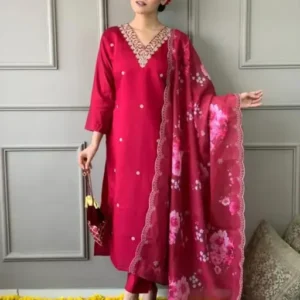 Latest new kurti duptta and bottom set for women