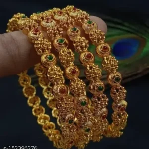 SGA Classic Colletion of 4Pcs Set of Gold Plated Bangle